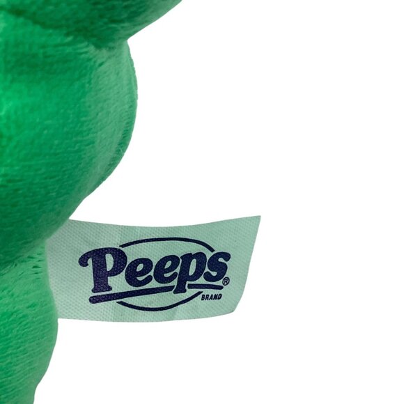 Easter Peeps Green Glasses Bunny Plush Toy 6" Ages 3+ By Just Born Inc. 2021 - Picture 3 of 5